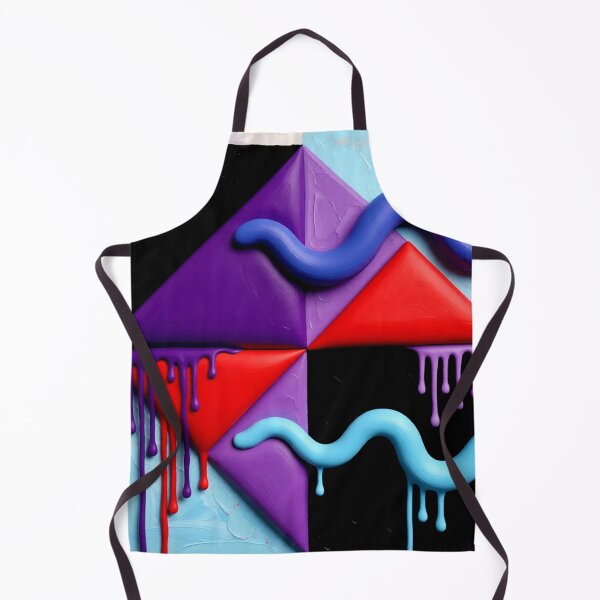 Item preview, dripping triangles C colorful geometric abstract design designed and sold by SmashingDeals.
