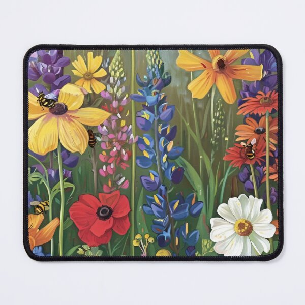 Item preview, Gustav Klimt Flower Garden Vivid Seamless Flowers Vintage Floral Patterns Digital Art Illustration designed and sold by Matt_Smith.