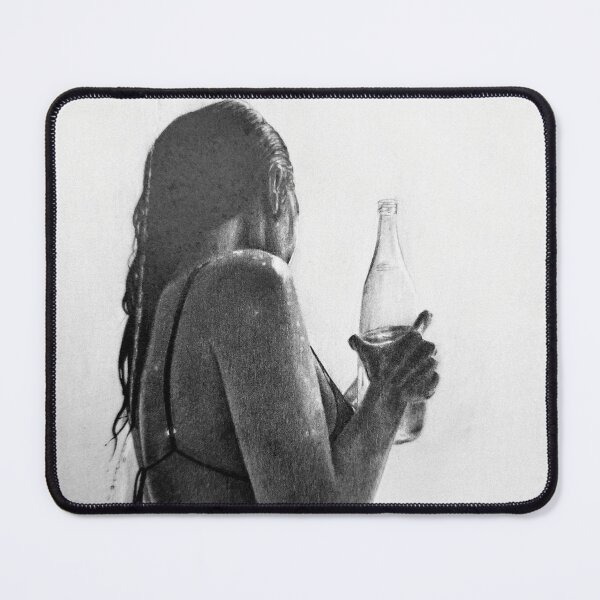 Item preview, Sunlit Refreshment – Realistic Pencil Portrait designed and sold by BoyanVBart.