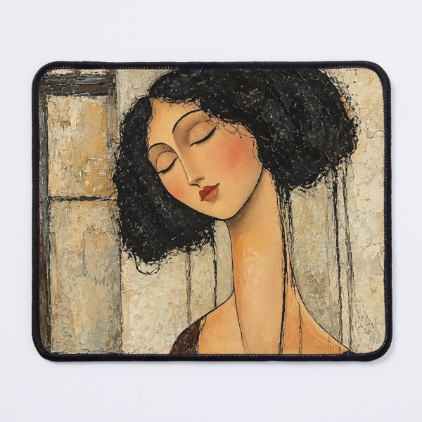 Item preview, Vintage Woman Portrait – Textured Feminine Fine Art designed and sold by flowerpower999.