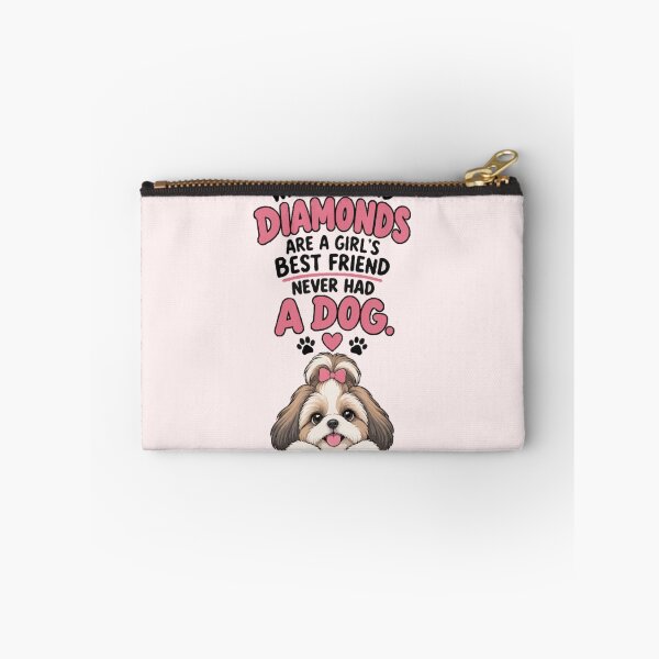 Item preview, Diamonds Are Nice Dogs Are Better Shih Tzu designed and sold by PawsAndPallette .
