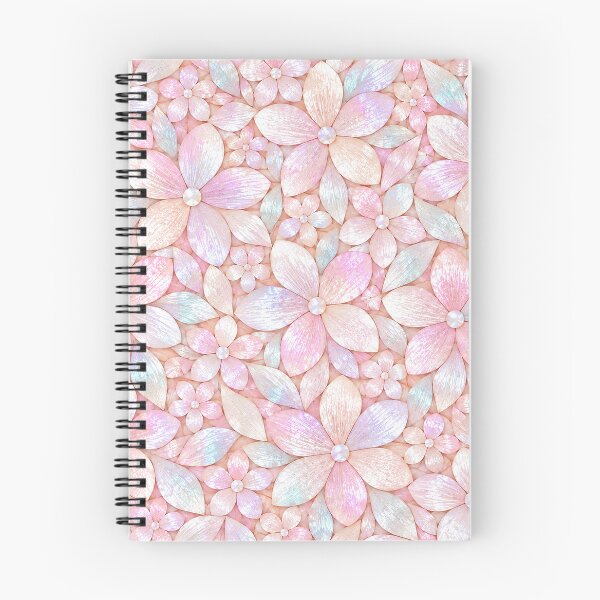 Item preview, Blush Pink Pearlescent Floral Pattern designed and sold by OLAIZA.