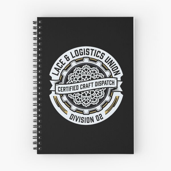 Item preview, Fiber Art Lace Logistics Union Craft Humor Emblem designed and sold by SplashTastic.