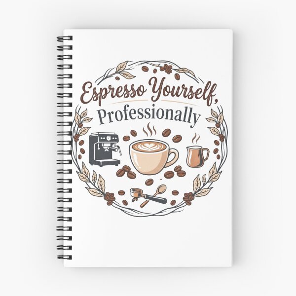 Item preview, Espresso Yourself Professionally Funny Barista Coffee Lover Design designed and sold by KreatoLab.