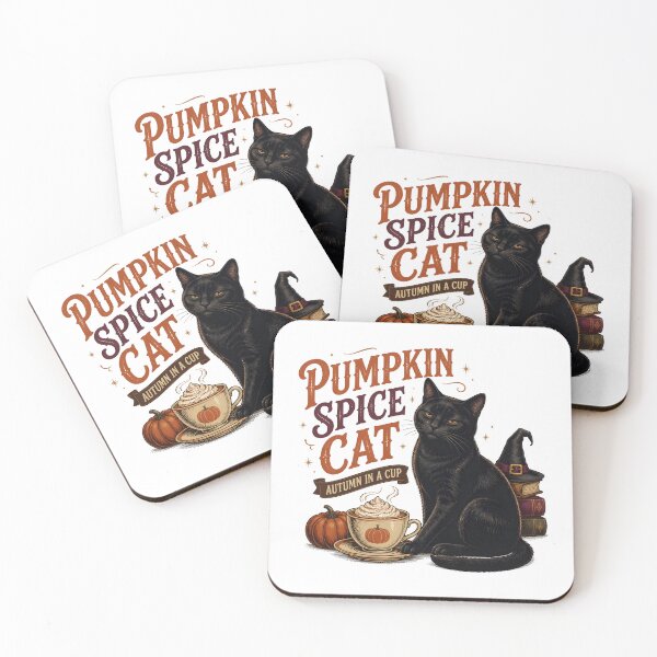 Item preview, Pumpkin Spice Cat — Black Cat Halloween designed and sold by LiviuGligoros.