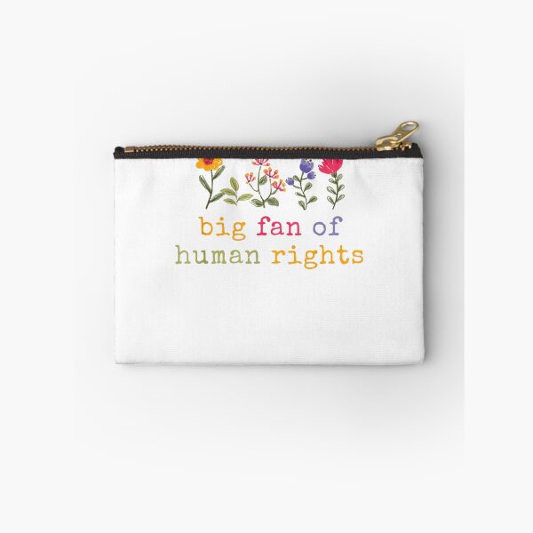 Item preview, Big Fan of Human Rights Shirt – Minimalist Social Justice Floral  designed and sold by bewleysweeper.