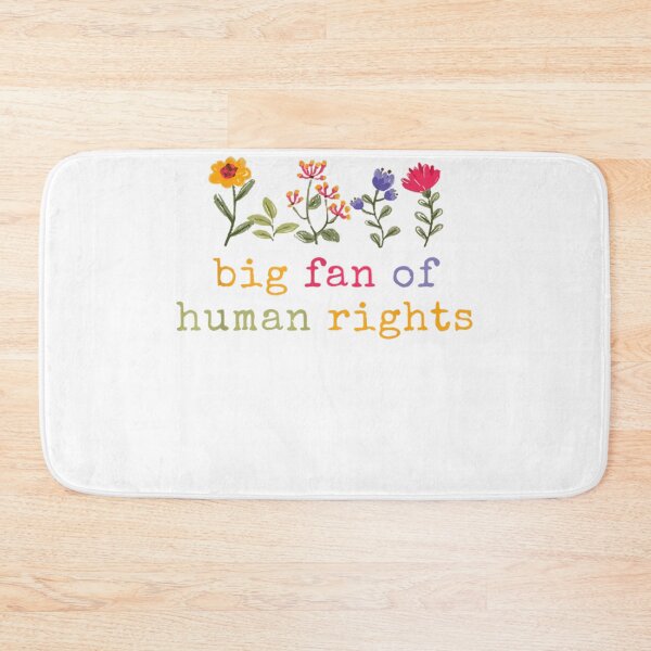 Item preview, Big Fan of Human Rights Shirt – Minimalist Social Justice Floral  designed and sold by bewleysweeper.