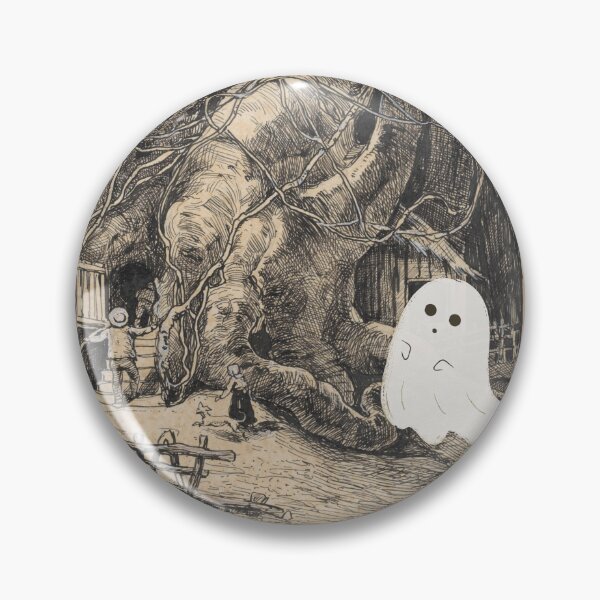 Item preview, A ghost meets a work of art. designed and sold by poppy-seed-art.