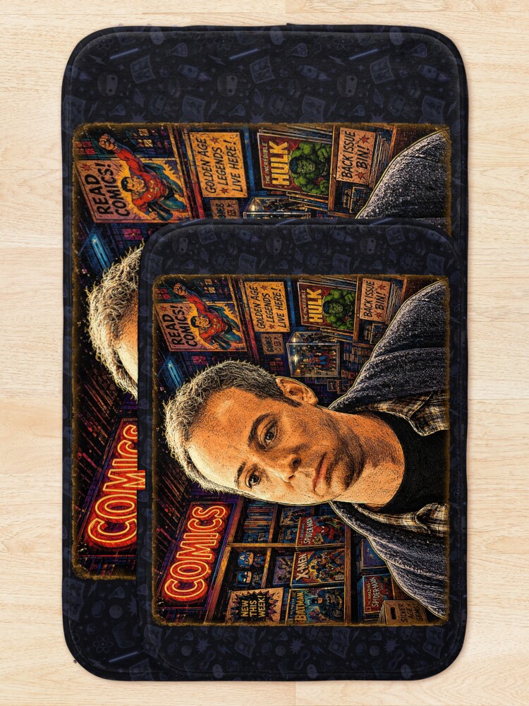 Thumbnail 5 of 6, Bath Mat, What would Stuart do? designed and sold by TeeCodes.