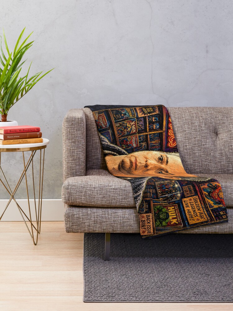 Thumbnail 2 of 6, Throw Blanket, What would Stuart do? designed and sold by TeeCodes.