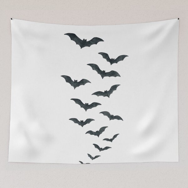 Item preview, Flying Bats Halloween Silhouette designed and sold by MuzikAkademik.