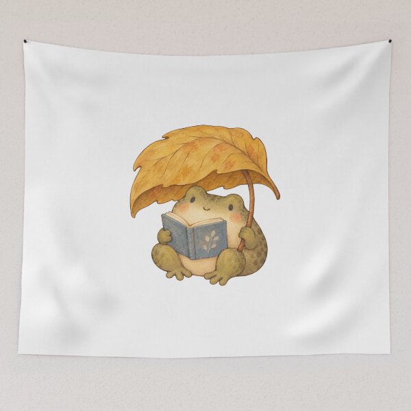 Item preview, Frog Rainy Reading designed and sold by The-Art-of-D.