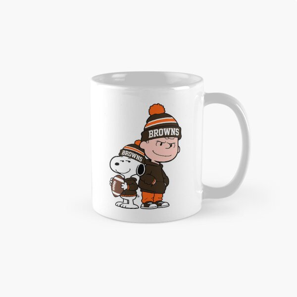 Item preview, Charlie Brown & Snoopy Cleveland Browns Football Retro F179 designed and sold by GLUVY-THEME.