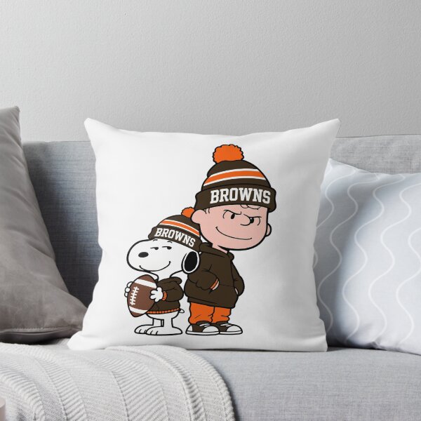 Item preview, Charlie Brown & Snoopy Cleveland Browns Football Retro F179 designed and sold by GLUVY-THEME.