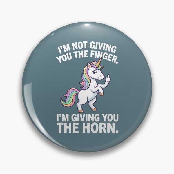 Item preview, Im Giving You The Horn Funny Sarcastic Unicorn designed and sold by Amir Faysal.