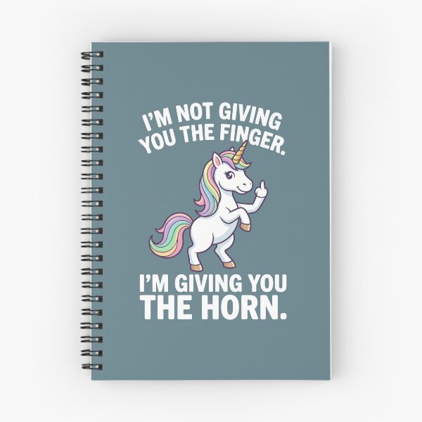 Item preview, Im Giving You The Horn Funny Sarcastic Unicorn designed and sold by Amir Faysal.