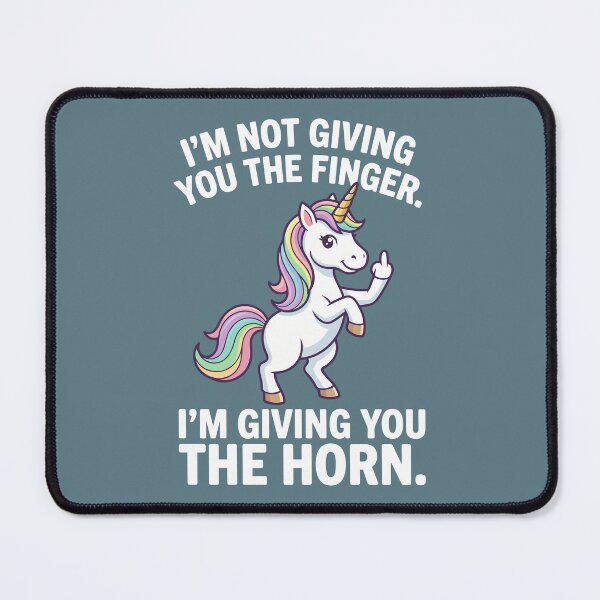 Item preview, Im Giving You The Horn Funny Sarcastic Unicorn designed and sold by Amir Faysal.