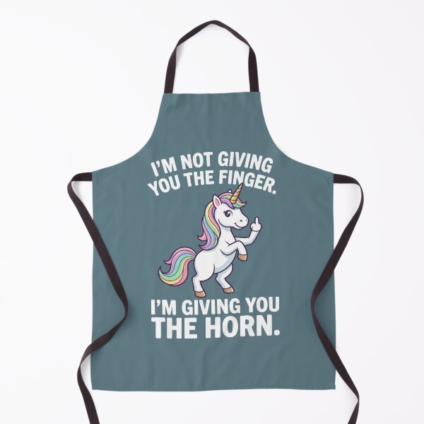 Item preview, Im Giving You The Horn Funny Sarcastic Unicorn designed and sold by Amir Faysal.