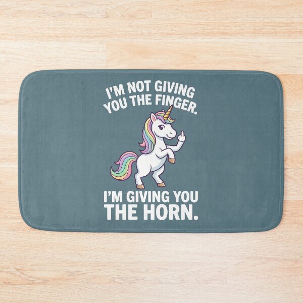 Item preview, Im Giving You The Horn Funny Sarcastic Unicorn designed and sold by Amir Faysal.