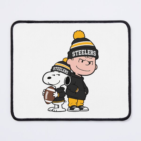 Item preview, Charlie Brown & Snoopy Pittsburgh Steelers Football Retro F180 designed and sold by GLUVY-THEME.