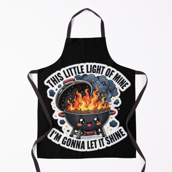 Item preview, This Little Light of Mine BBQ Sticker designed and sold by Random Designs.
