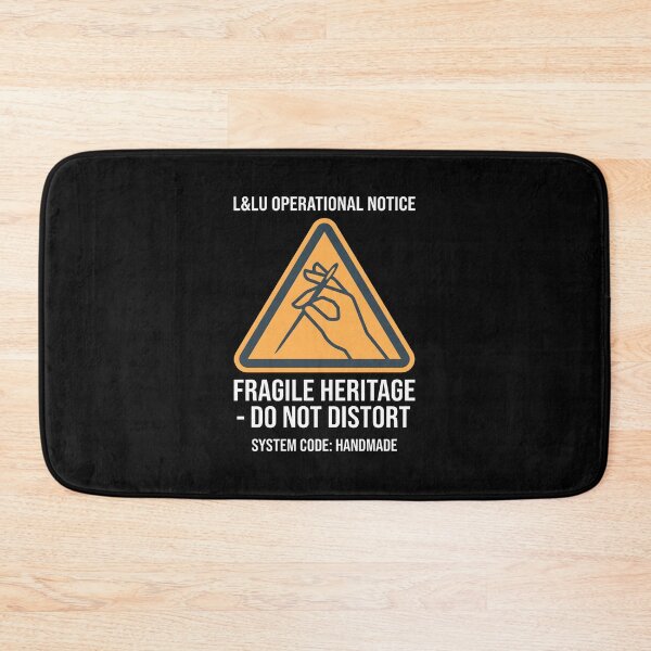 Item preview, Embroidery Sewing Operational Notice Craft Safety Sign designed and sold by SplashTastic.
