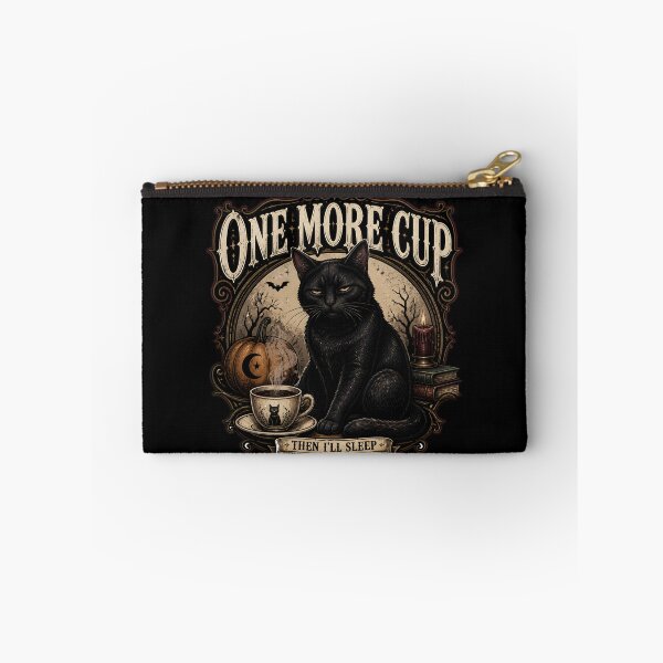 Item preview, One More Cup — Black Cat Halloween designed and sold by RoyesButler.