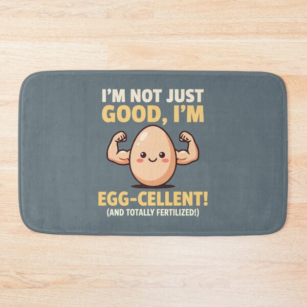 Item preview, Im Egg Cellent Totally Fertilized Funny Muscular Egg designed and sold by Amir Faysal.