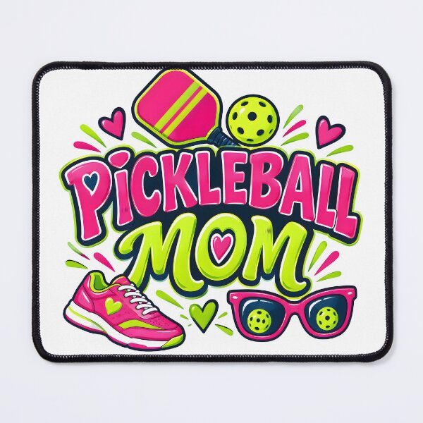 Item preview, pickleball mom, pickleball women, pickleball court, pickleball player designed and sold by TrueArtVibes.