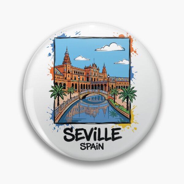 Item preview, Plaza de Espana Seville Spain Art Print designed and sold by Merch by Das Design Studio.