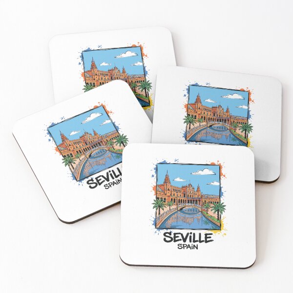 Item preview, Plaza de Espana Seville Spain Art Print designed and sold by Merch by Das Design Studio.