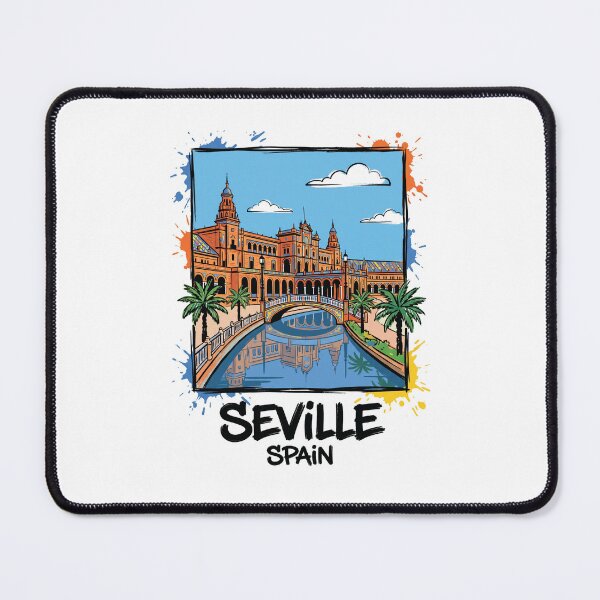 Item preview, Plaza de Espana Seville Spain Art Print designed and sold by Merch by Das Design Studio.