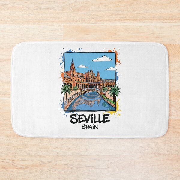 Item preview, Plaza de Espana Seville Spain Art Print designed and sold by Merch by Das Design Studio.