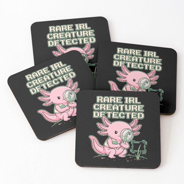 Item preview, Axolotl Rare IRL Creature Detected Gamer Humor designed and sold by SplashTastic.