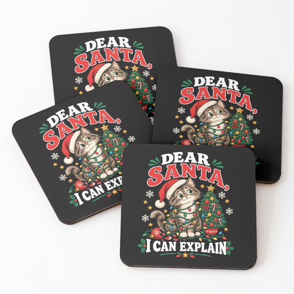 Item preview, Funny Christmas Cat Dear Santa I Can Explain Christmas Gift designed and sold by mraihan.