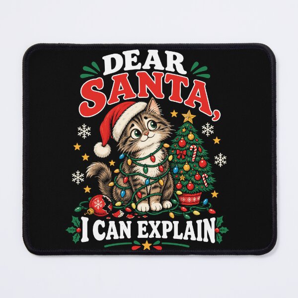 Item preview, Funny Christmas Cat Dear Santa I Can Explain Christmas Gift designed and sold by mraihan.
