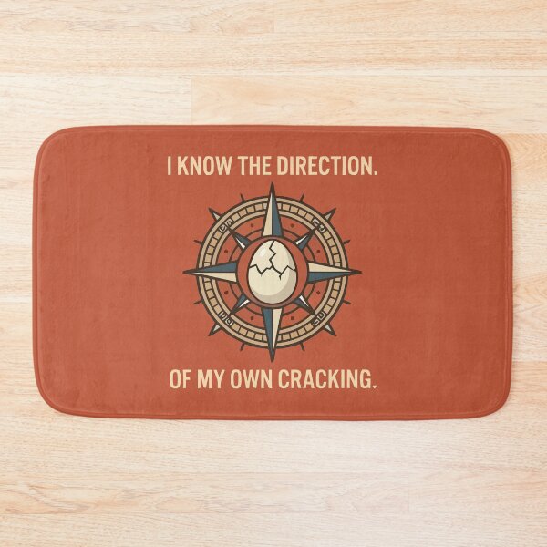 Item preview, Direction Of My Own Cracking Compass Egg Motivation designed and sold by Amir Faysal.
