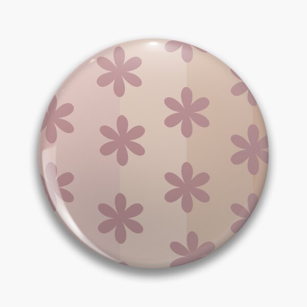 Item preview, Dusty Pink Floral Stripes Pattern - Soft Pastel Boho Flowers designed and sold by DoodleIntricate.