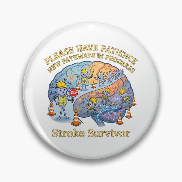 Item preview, Neuron Pathway Detour Stroke Survivor designed and sold by The She Shed.