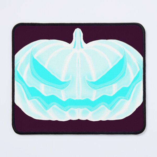 Item preview, Neon Cyan Jack-O-Lantern  by Saber Rex designed and sold by WildBerryWorks.