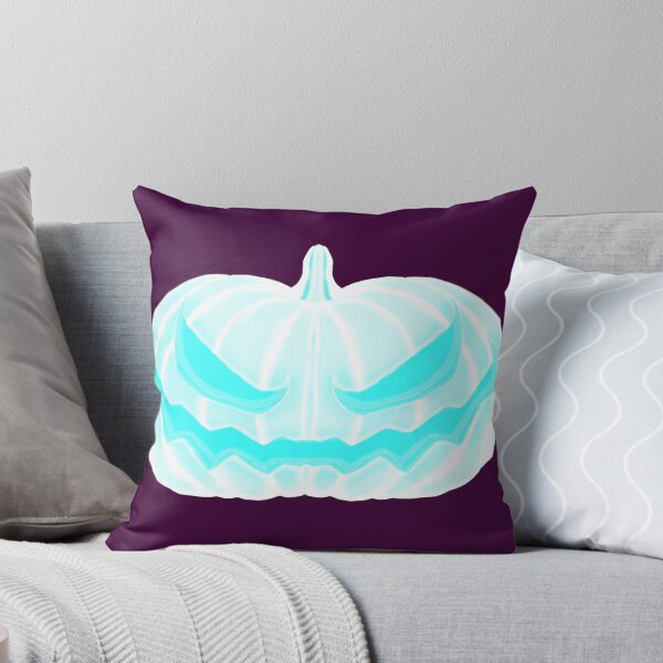 Item preview, Neon Cyan Jack-O-Lantern  by Saber Rex designed and sold by WildBerryWorks.