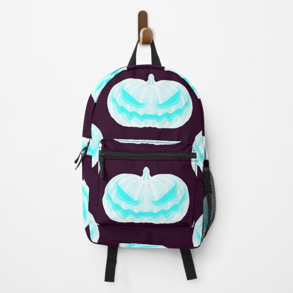 Item preview, Neon Cyan Jack-O-Lantern by Saber Rex designed and sold by WildBerryWorks.