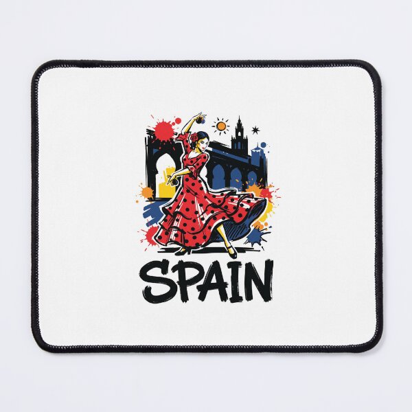 Item preview, Flamenco Dancer Spain Traditional Art Print designed and sold by Merch by Das Design Studio.
