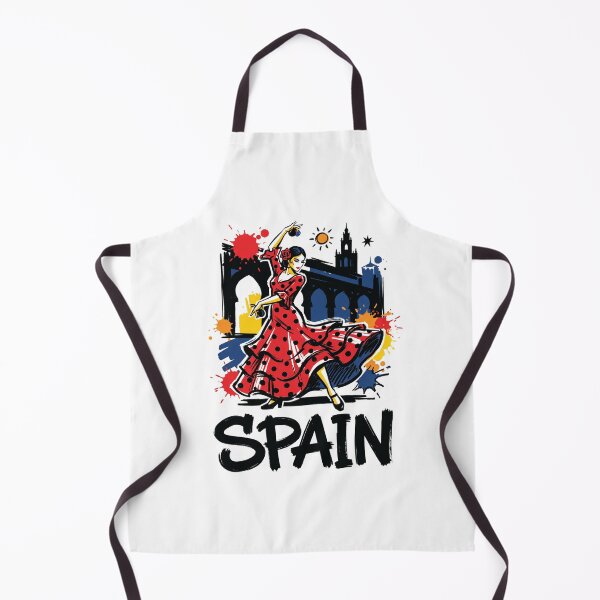 Item preview, Flamenco Dancer Spain Traditional Art Print designed and sold by Merch by Das Design Studio.