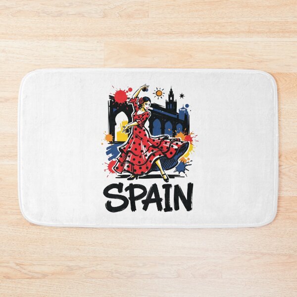 Item preview, Flamenco Dancer Spain Traditional Art Print designed and sold by Merch by Das Design Studio.