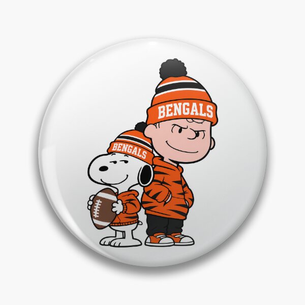 Item preview, Charlie Brown & Snoopy Cincinnati Bengals Football Retro F184 designed and sold by GLUVY-THEME.