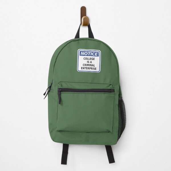 Item preview, Notice - College Is a Criminal Enterprise designed and sold by Karate Octopus.