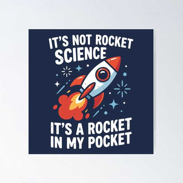 Item preview, Its A Rocket In My Pocket Funny Outer Space Rocket designed and sold by Amir Faysal.