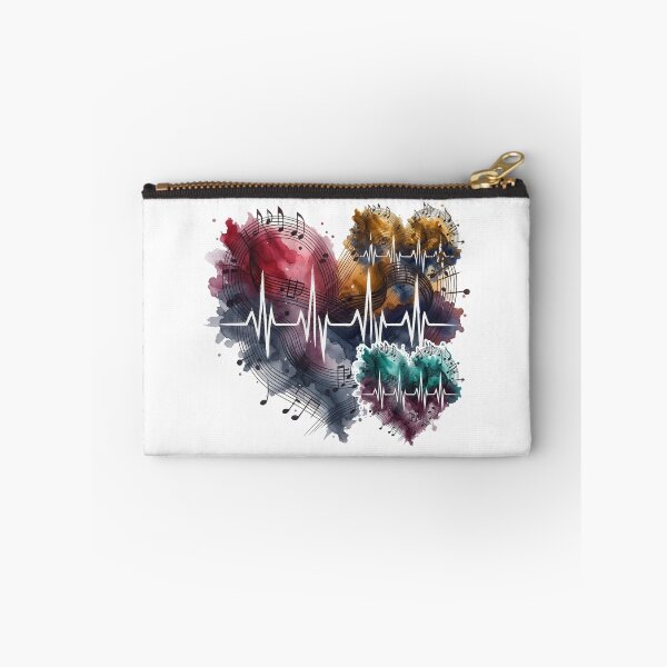 Item preview, Music Heartbeat – Musical Notes & Love Rhythm designed and sold by StyxIND.