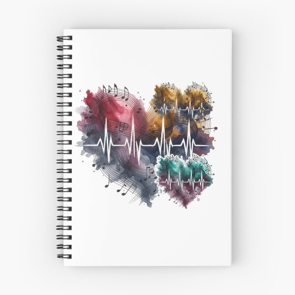 Item preview, Music Heartbeat – Musical Notes & Love Rhythm designed and sold by StyxIND.